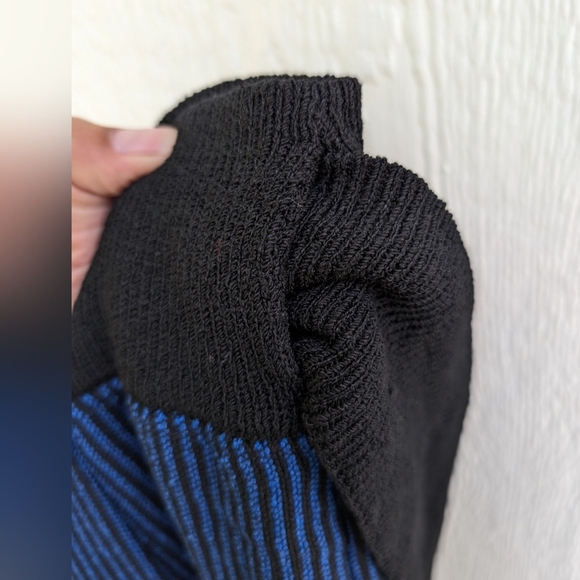 Vintage Maria Rodriguez Chicago Blue Black Wrap Skirt Pockets Women's Size Small - Picture 8 of 9